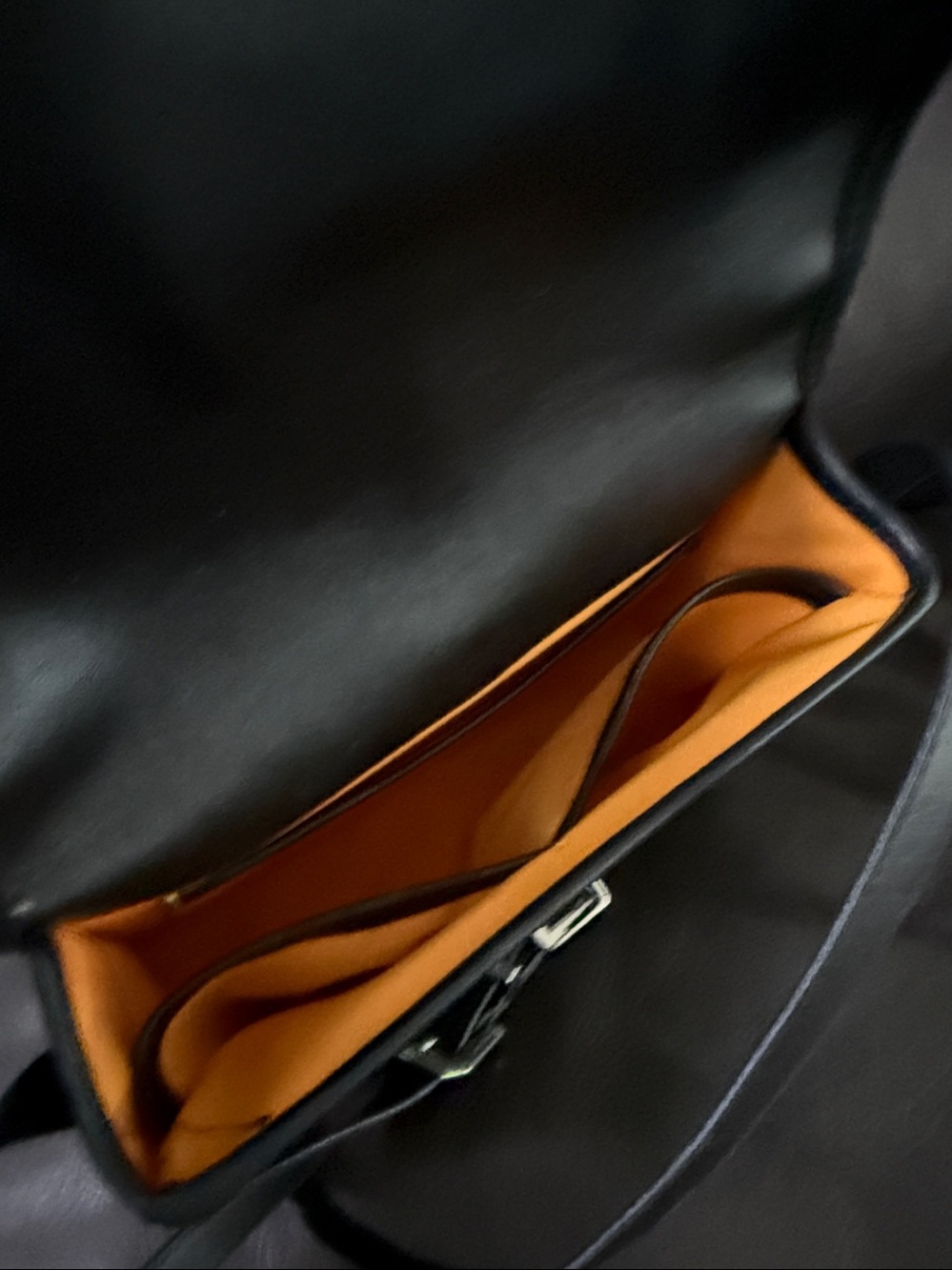 imitation goyard Crossbody Saddle Bag with Signature Pattern - Picture 9 of 11